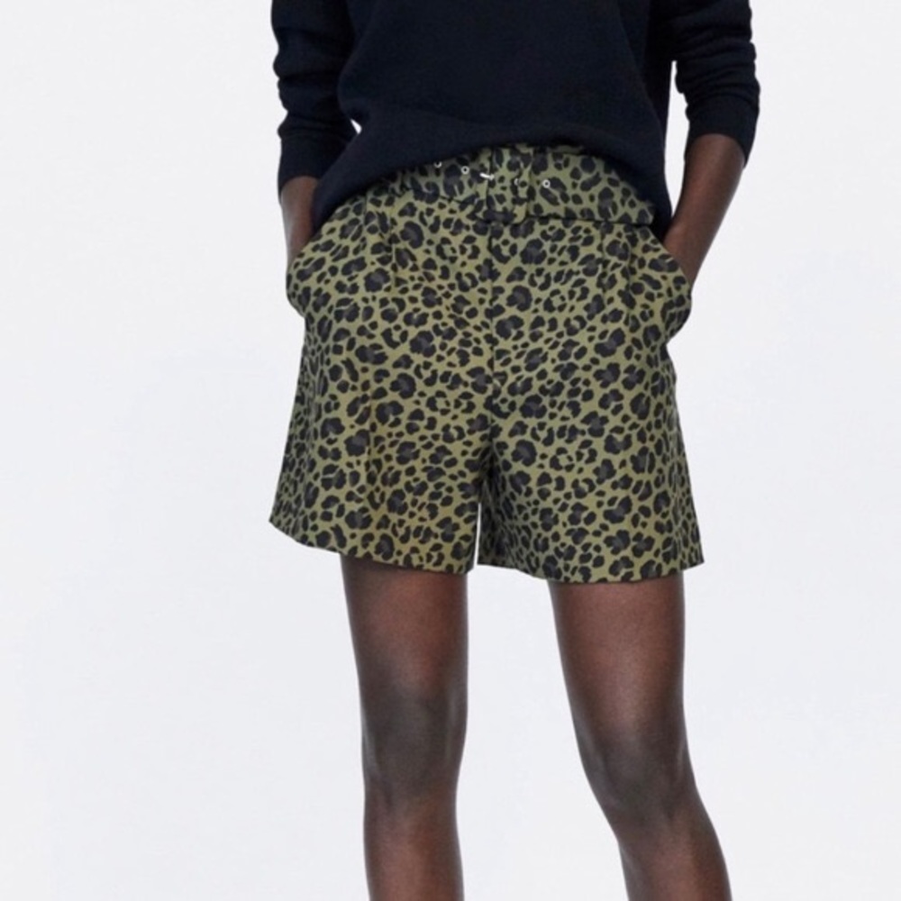 Zara Belted Shorts